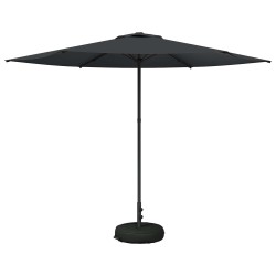 Parasol de jardin avec base 300 x 300 cm Polyester 619734619734