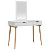 Ensemble de Coiffeuse FAUSKE 2 pcs Blanc 100 x 50 x 143 cm 619735619735