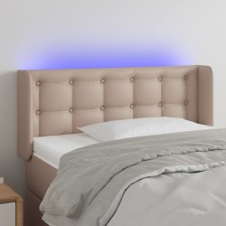 Tête de lit à LED Cappuccino 103x16x78/88 cm Similicuir 619739619739