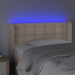 Tête de lit à LED Cappuccino 103x16x78/88 cm Similicuir 619739619739