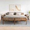 Tables de chevet 2 pcs avec 2 tiroirs chêne fumé 40x33x60 cm 619740619740