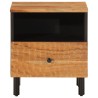 Tables de chevet 2 pcs 40x33x46 cm Bois d'acacia massif 619744619744