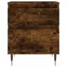Tables de chevet 2 pcs chêne fumé 40x35x50 cm bois ingénierie 619745619745