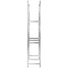 Porte-pneus à 3 niveaux Argenté 110x40x200 cm Acier 619746619746