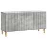 Meuble TV Gris béton 99 x 34,5 x 50 cm Bois d'ingénierie 619750619750