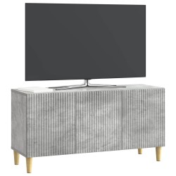 Meuble TV Gris béton 99 x 34,5 x 50 cm Bois d'ingénierie 619750619750