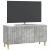 Meuble TV Gris béton 99 x 34,5 x 50 cm Bois d'ingénierie 619750619750