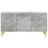 Meuble TV Gris béton 99 x 34,5 x 50 cm Bois d'ingénierie 619750619750