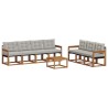 Ensemble de canapés d'extérieur 8 pcs Gris Naturel et Clair 619770619770