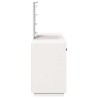 Ensemble de coiffeuse avec LED Blanc Bois de pin solide 619771619771