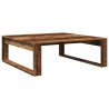 Table basse vieux bois 100x100x35 cm bois d'ingénierie 619776619776
