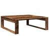 Table basse vieux bois 100x100x35 cm bois d'ingénierie 619776619776