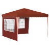 Tente de fête pop-up 288 x 288 x 245 cm Terre cuite 619780619780