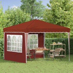 Tente de fête pop-up 288 x 288 x 245 cm Terre cuite 619780619780