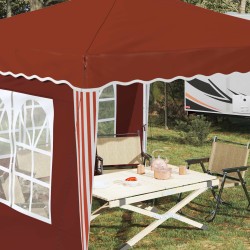 Tente de fête pop-up 288 x 288 x 245 cm Terre cuite 619780619780