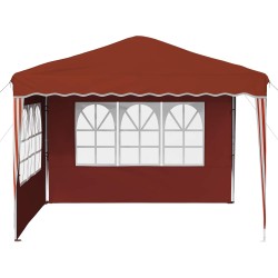 Tente de fête pop-up 288 x 288 x 245 cm Terre cuite 619780619780