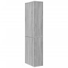 Armoire de salle de bain étroite avec roulettes sonoma gris 619787619787