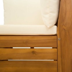 Ensemble de canapés d'extérieur avec coussin 2 Pièce Marron 619789619789