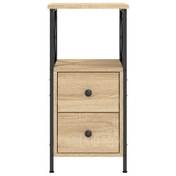 Table de chevet chêne sonoma 34x35,5x70 cm bois d'ingénierie 619793619793