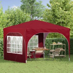 Tente de fête pop-up 290 x 290 x 245 cm Bordeaux 619796619796