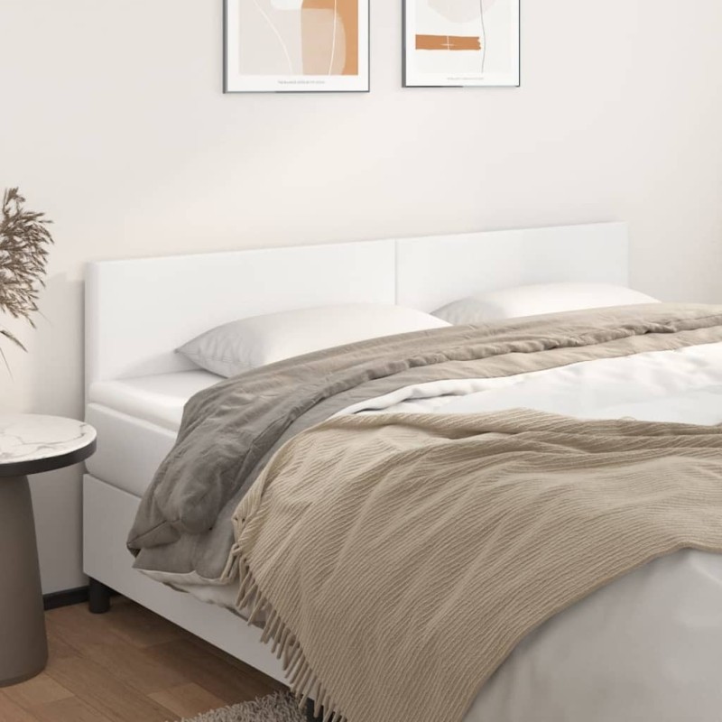 Têtes de lit Blanc 180x5x78/88 cm Similicuir 619797619797