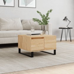 Table basse chêne sonoma 55x55x36,5 cm bois d'ingénierie 619800619800