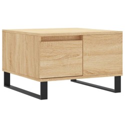 Table basse chêne sonoma 55x55x36,5 cm bois d'ingénierie 619800619800