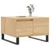 Table basse chêne sonoma 55x55x36,5 cm bois d'ingénierie 619800619800