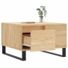 Table basse chêne sonoma 55x55x36,5 cm bois d'ingénierie 619800619800