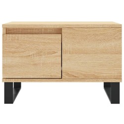 Table basse chêne sonoma 55x55x36,5 cm bois d'ingénierie 619800619800