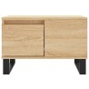 Table basse chêne sonoma 55x55x36,5 cm bois d'ingénierie 619800619800