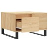 Table basse chêne sonoma 55x55x36,5 cm bois d'ingénierie 619800619800