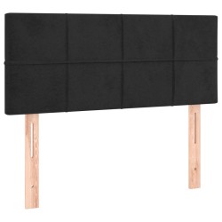Tête de lit à LED Noir 100x5x78/88 cm Velours 619802619802