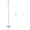 Ancre de terre 10 pcs Argenté Ø10 x 60 cm Métal galvanisé 619804619804