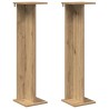 Support de Plante 2 pc Chêne Artisanal 25 x 25,5 x 100,5 cm 619806619806
