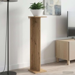 Support de Plante 2 pc Chêne Artisanal 25 x 25,5 x 100,5 cm 619806619806