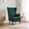 Fauteuil Vert foncé Velours 619810619810