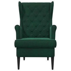 Fauteuil Vert foncé Velours 619810619810