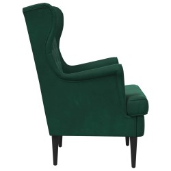 Fauteuil Vert foncé Velours 619810619810