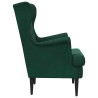 Fauteuil Vert foncé Velours 619810619810