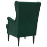 Fauteuil Vert foncé Velours 619810619810