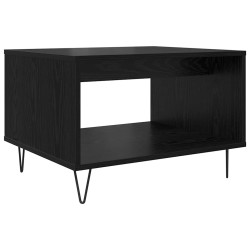 Table basse Chêne noir 60 x 50 x 40 cm Bois d'ingénierie 619815619815