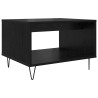 Table basse Chêne noir 60 x 50 x 40 cm Bois d'ingénierie 619815619815