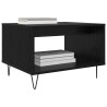 Table basse Chêne noir 60 x 50 x 40 cm Bois d'ingénierie 619815619815