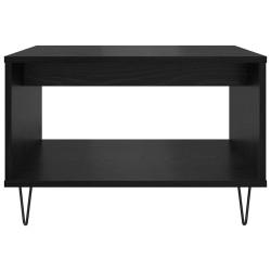 Table basse Chêne noir 60 x 50 x 40 cm Bois d'ingénierie 619815619815