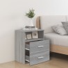 Tables de chevet 2 pcs Sonoma gris 50x32x60 cm 619818619818
