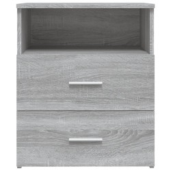 Tables de chevet 2 pcs Sonoma gris 50x32x60 cm 619818619818