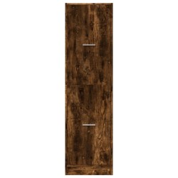 Armoire d'apothicaire chêne fumé 40x41x144,5 cm bois ingénierie 619819619819
