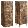 Ensemble de Meubles 2 pcs Chêne fumé 33 x 34,5 x 90 cm 619823619823