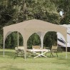 Tente de fête pop-up 290 x 290 x 245 cm Crème 619827619827
